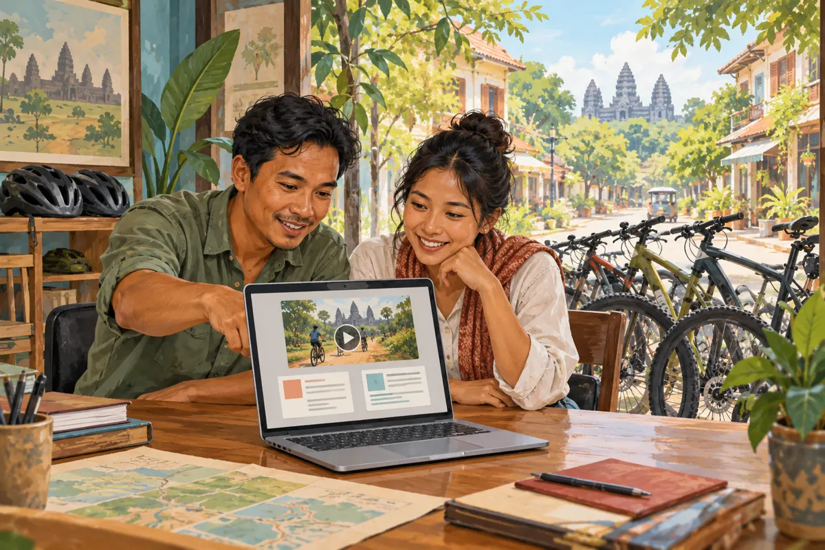 One Tour Video, Two Languages: YouTube Titles and Descriptions for Cambodian Tour Operators